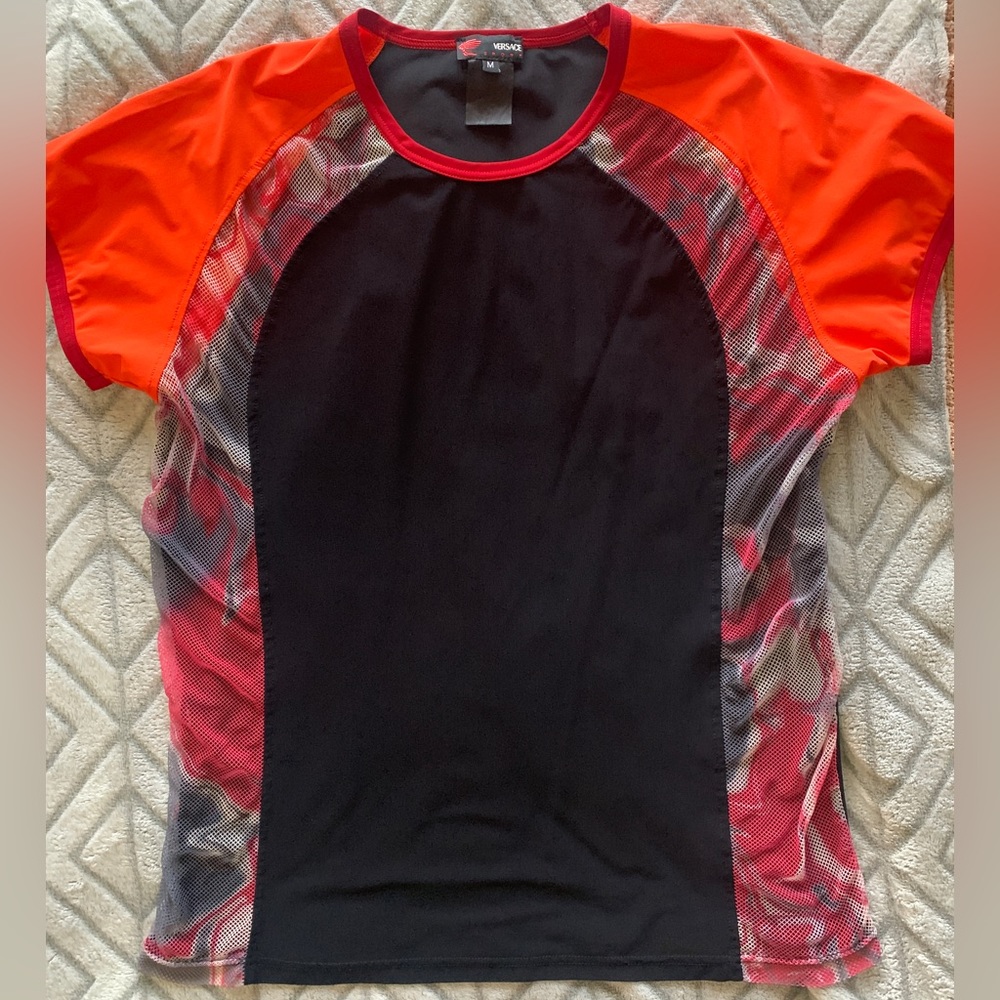 Versace Sport Mens Size Medium Nylon Sport Shirt